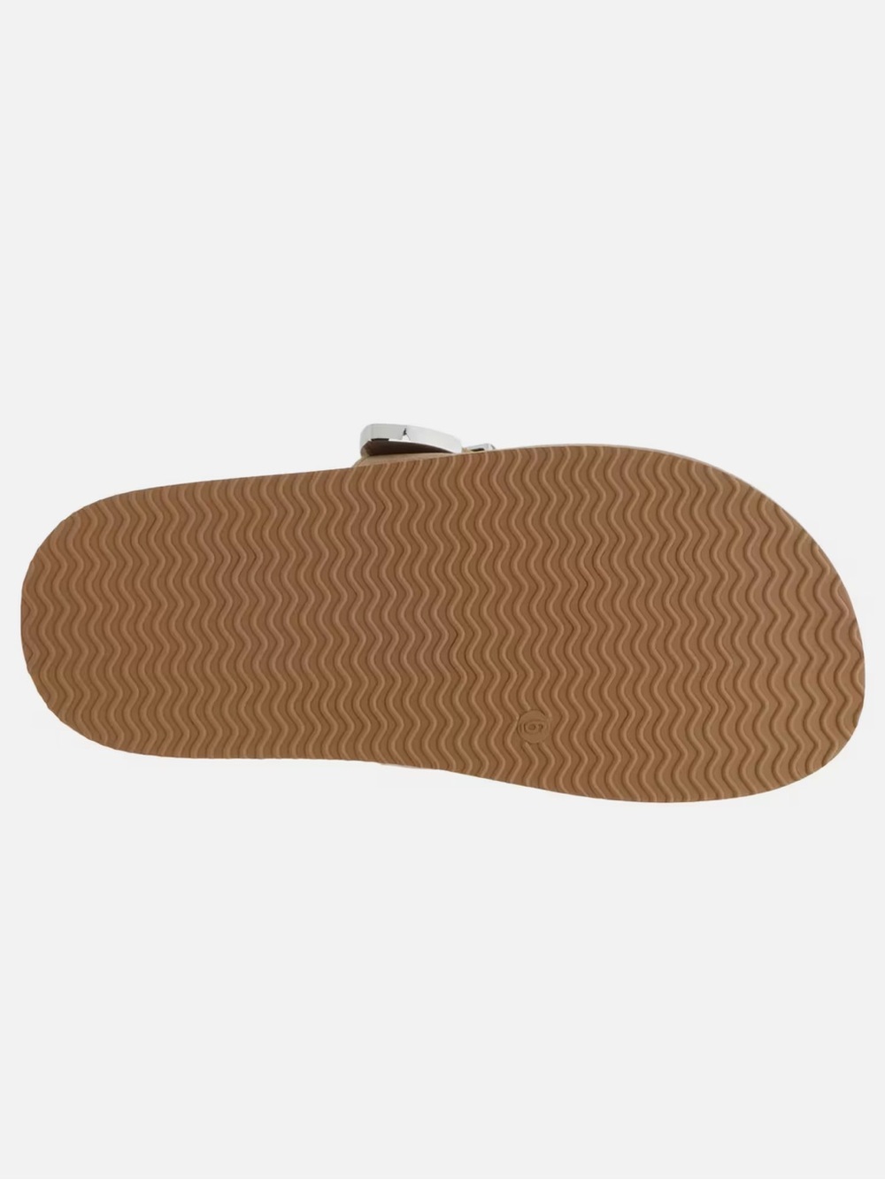 Steve Madden Tan Suede Studded Buckle Clog Mule - Picture 6 of 9